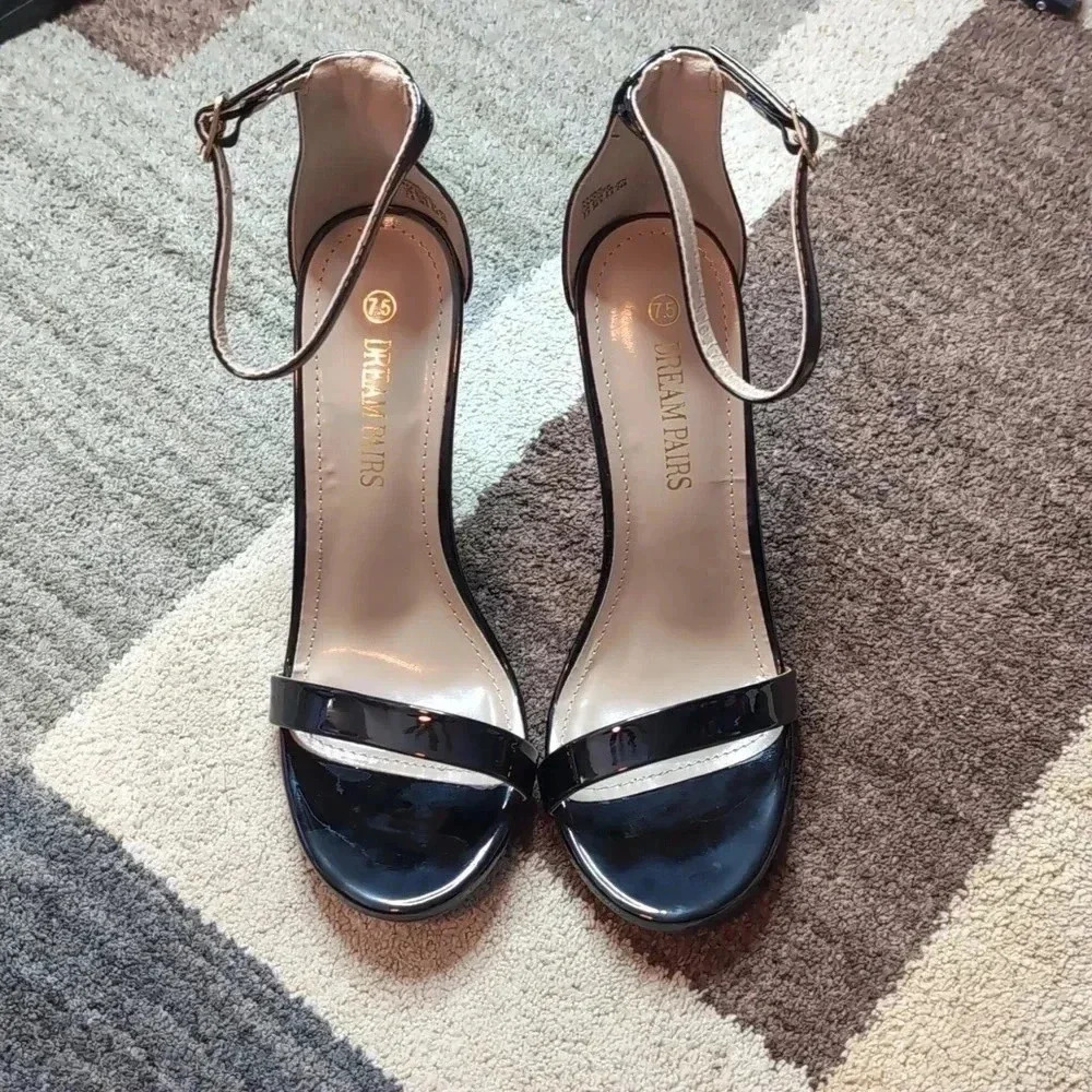 Dream Pairs Ankle Strap Stiletto High Heel Sandals
